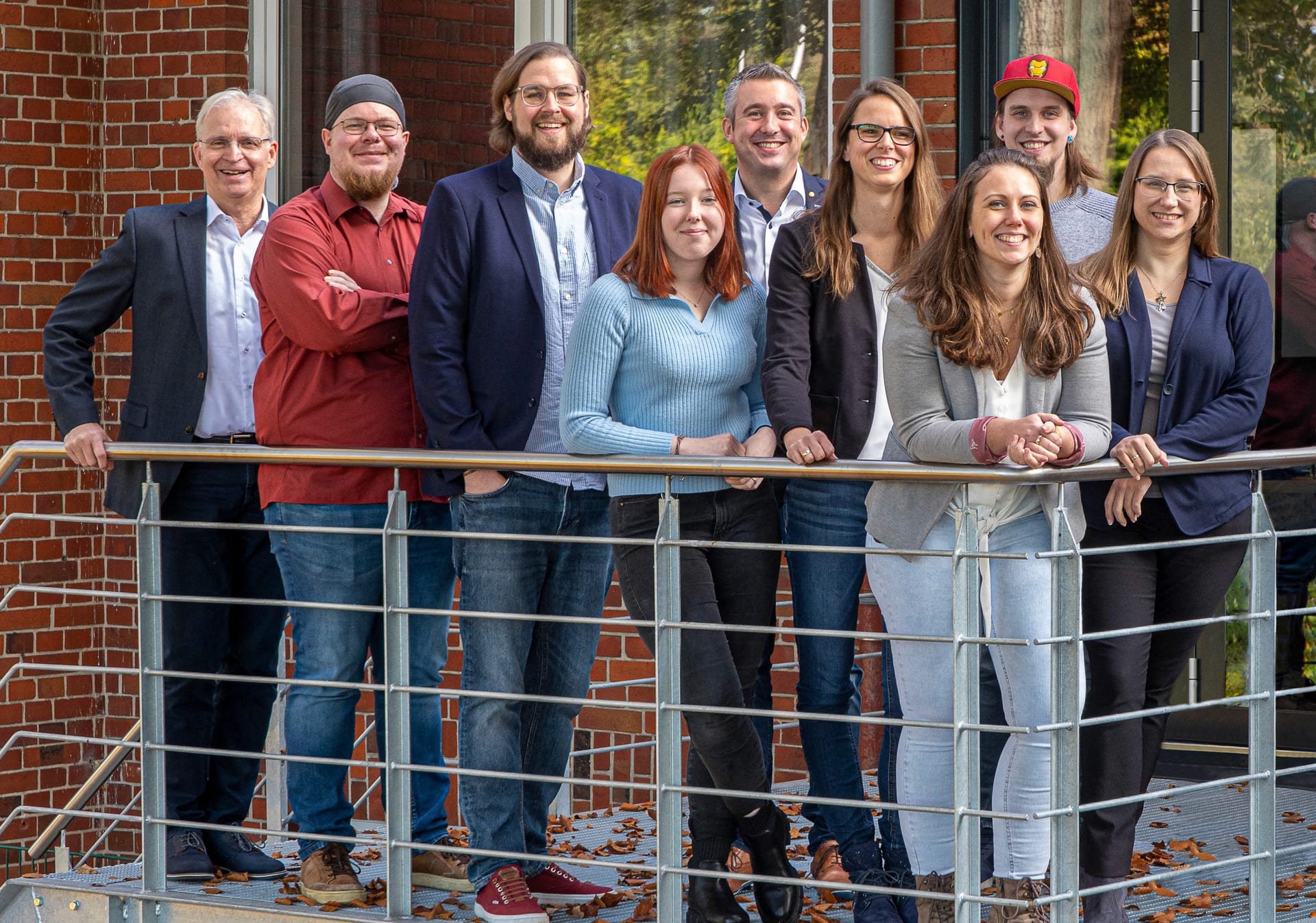 Das Weslink Team im Büro in Coesfeld